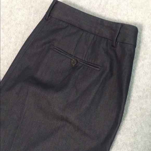 Talbots Raleigh Trouser Pants Size 12 High Rise Dark Blue Career Office - Picture 10 of 12